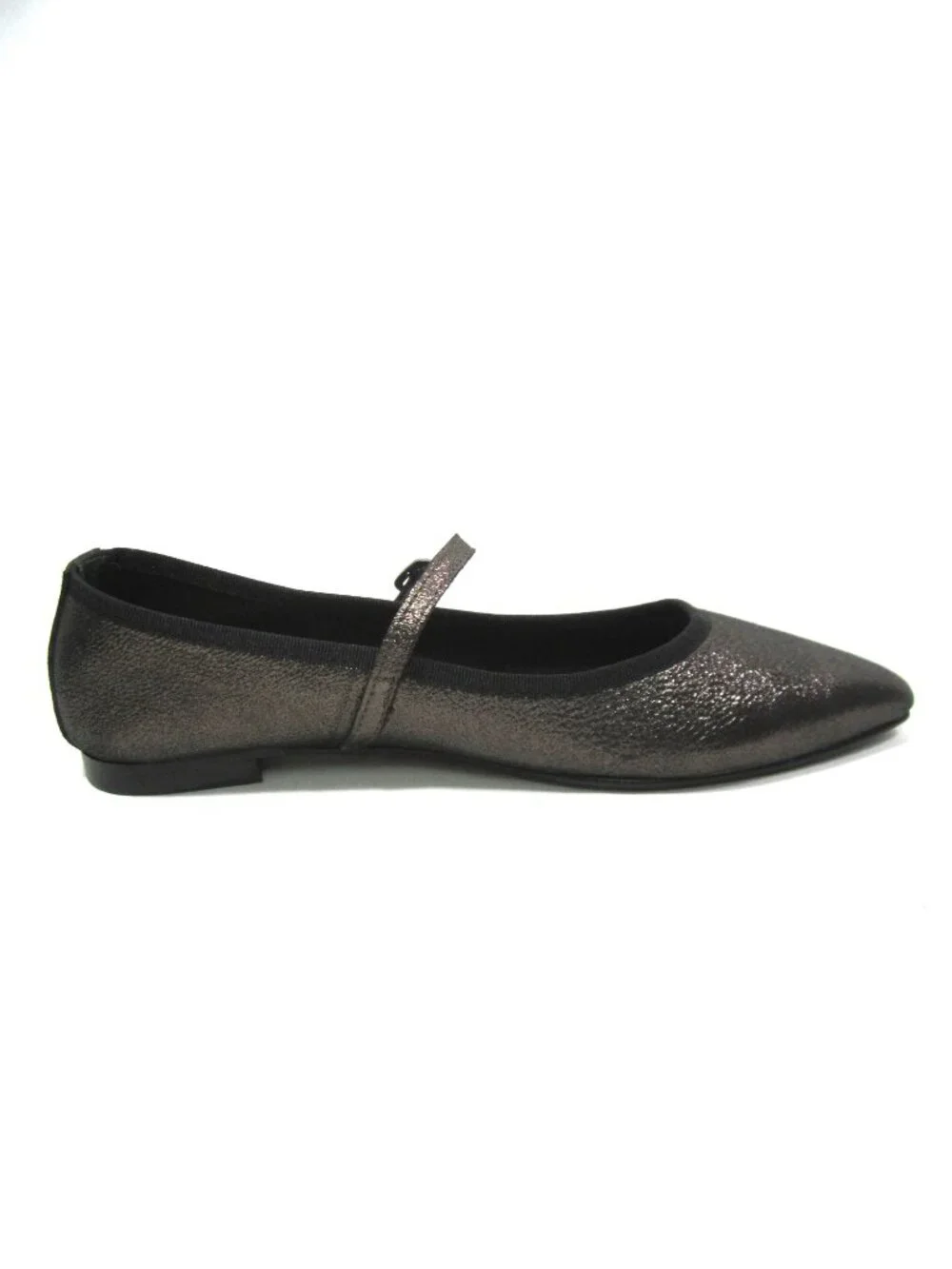 Anthropologie Maypol Size 38 Rota Percival Metallic Flats Black Bronze